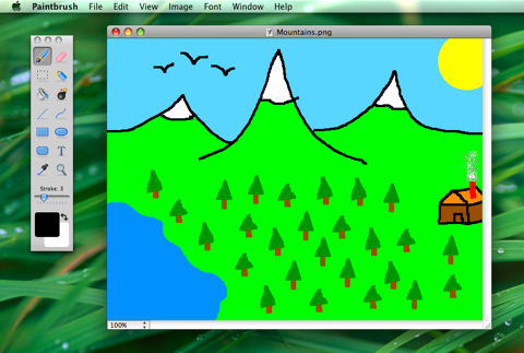 equivalent of ms paint in mac